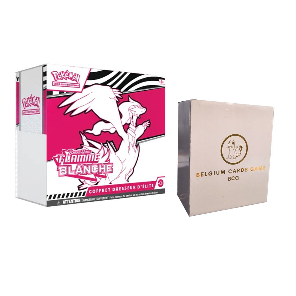PACK: ETB FLAMME BLANCHE EV10.5 + 1 PROTECTION ETB ACRYLIQUE