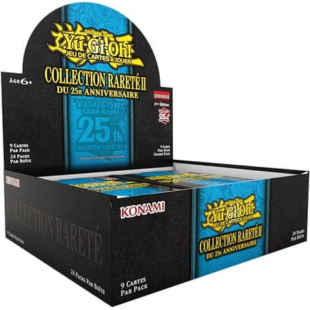 DISPLAY - COLLECTION RARETÉ 2 DU 25E ANNIVERSAIRE: Yu-Gi-Oh!