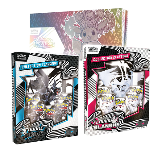 PACK: CLASSEUR EV10.5 FLAMME BLANCHE - CLASSEUR EV10.5 FOUDRE NOIRE - SUPER PREMIUM EV8.5