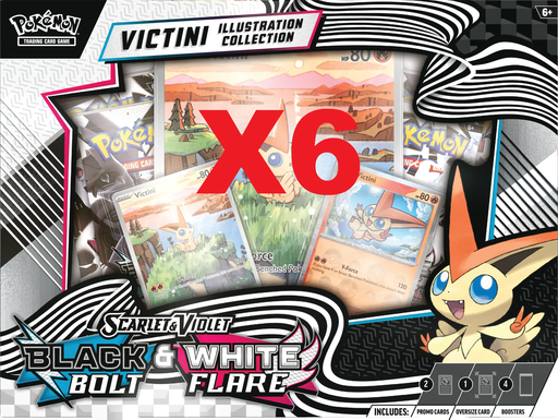 CAISSE DE 6 COFFRETS  Illustration VICTINI EV10.5 - FOUDRE NOIRE et FLAMME BLANCHE